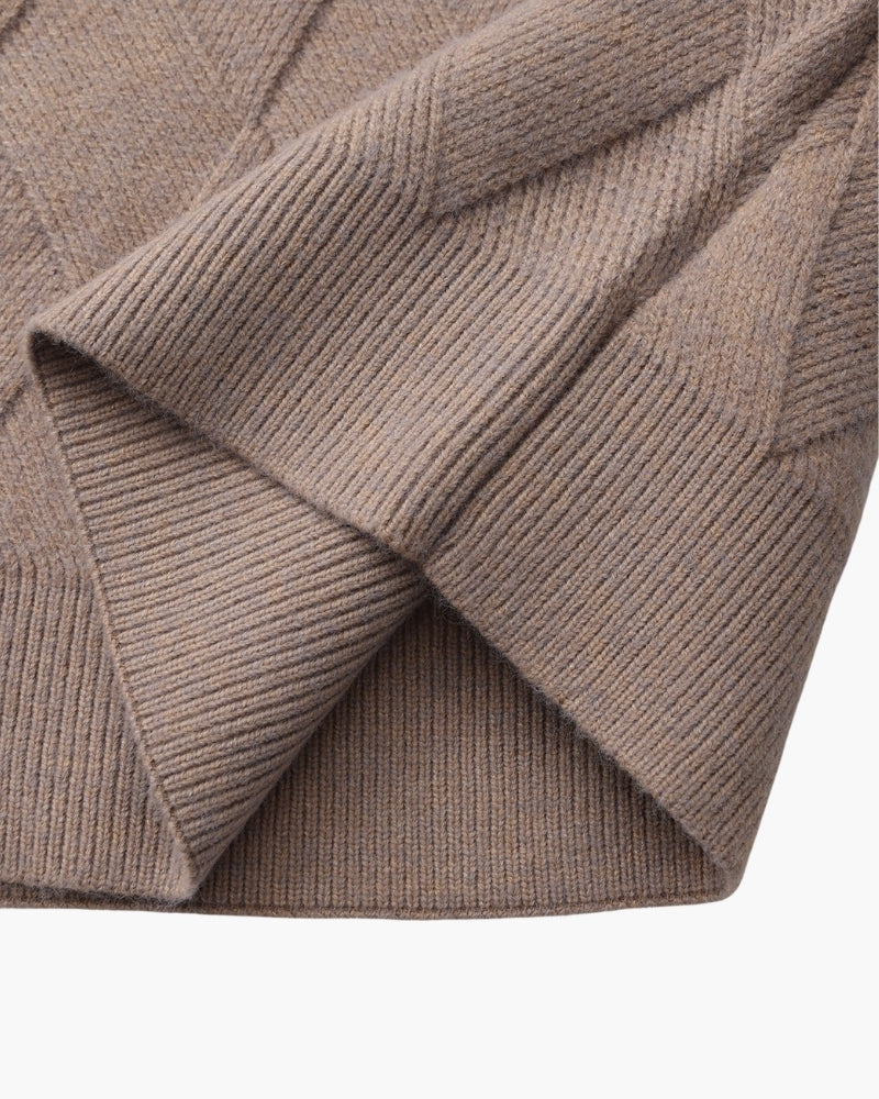 Suéter Masculino - 'Tricô Diamante'