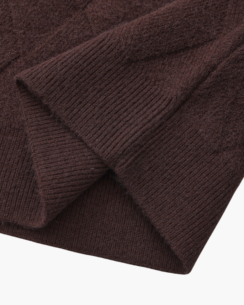 Suéter Masculino - 'Tricô Diamante'