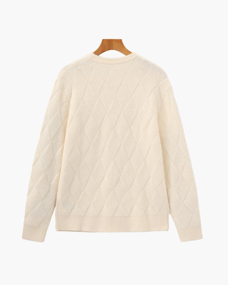Suéter Diamante Tricot – Off White