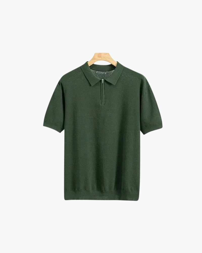 Polo Essência – Zíper Minimal