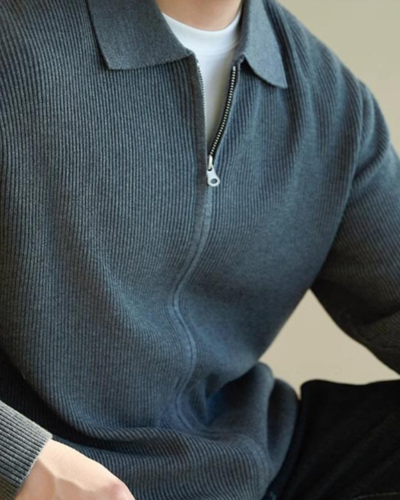 Cardigã Urbano – Zíper Premium