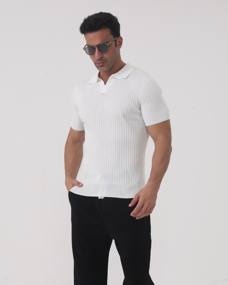 Polo Natural – Linho Premium