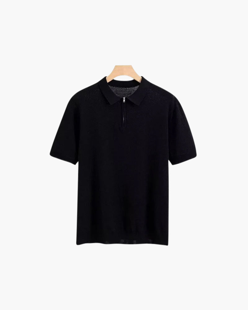 Polo Essência – Zíper Minimal