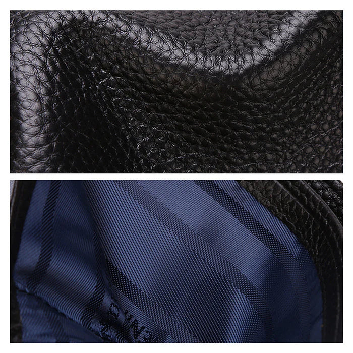 Carteira Masculina – 'Couro Clássico Slim'