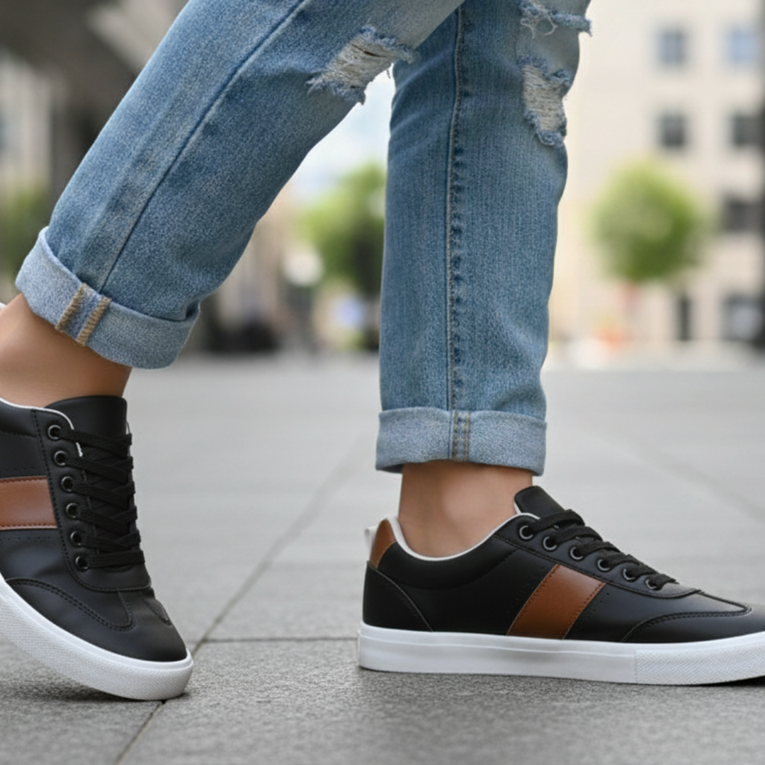 Tênis Casual Masculino - 'Noir Haven'