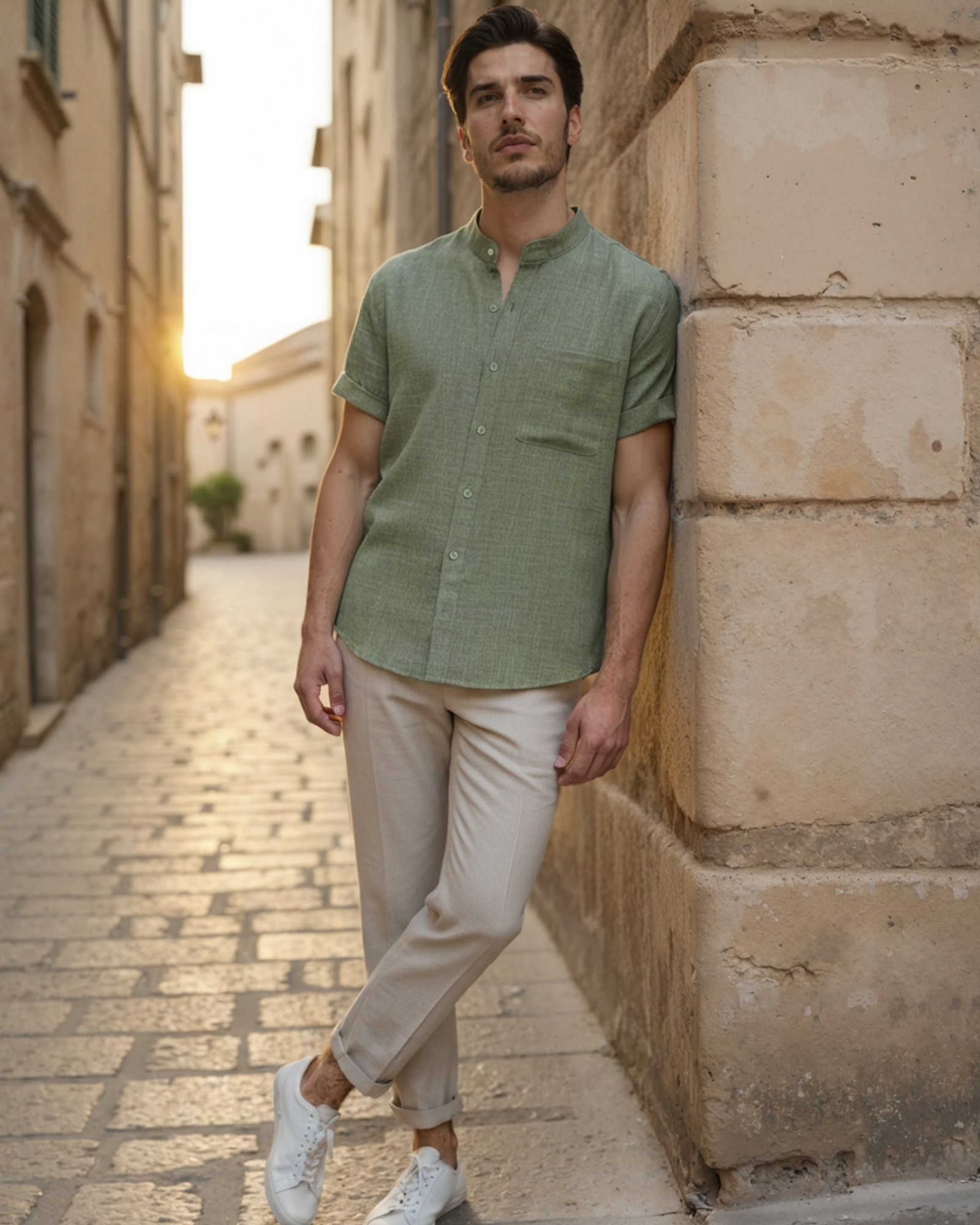Camisa Breeze – Natural Linen Fit