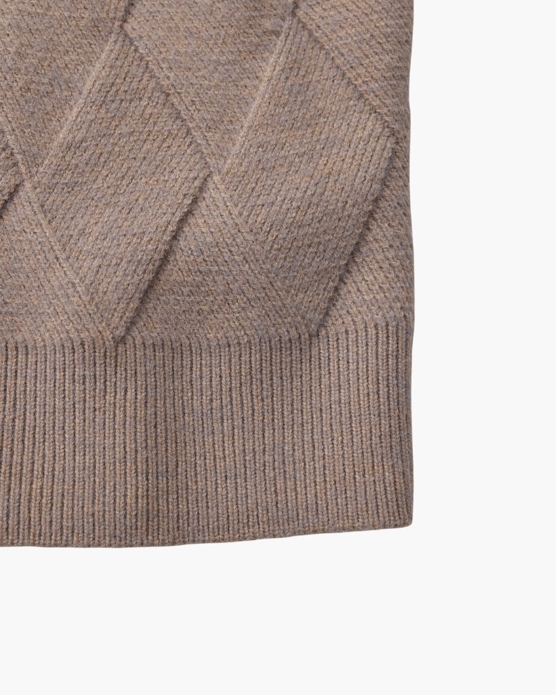 Suéter Masculino - 'Tricô Diamante'