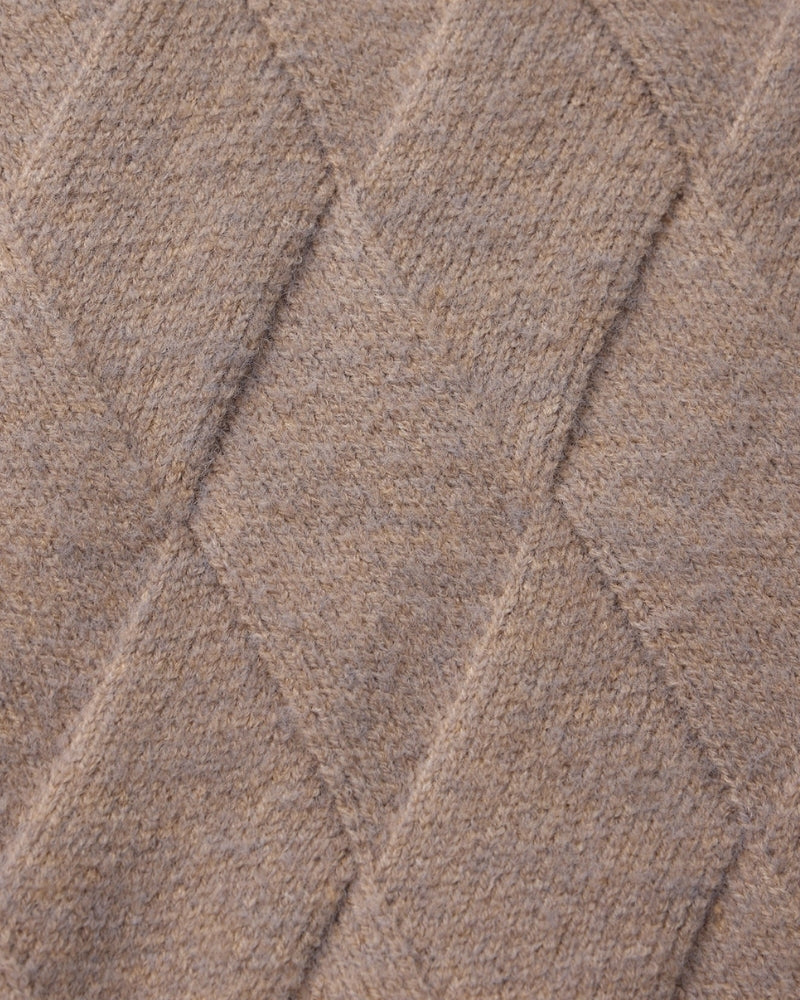 Jaqueta Trama – Diamond Knit Zip