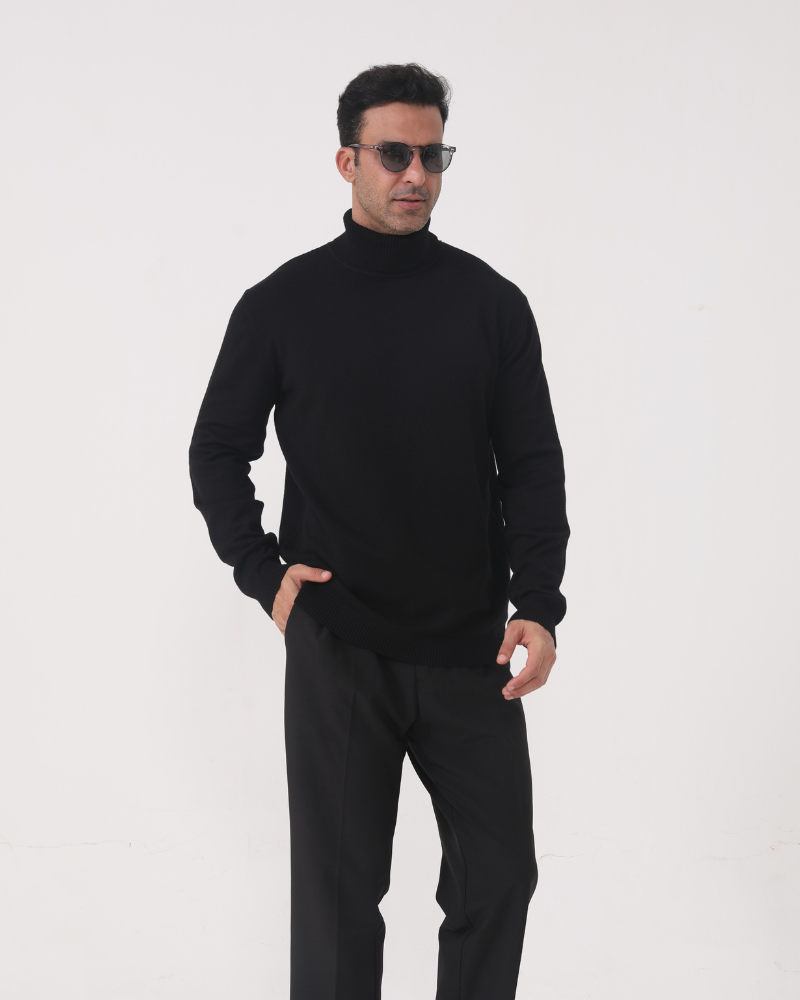 Suéter Gola Alta – Classic Essential Knit