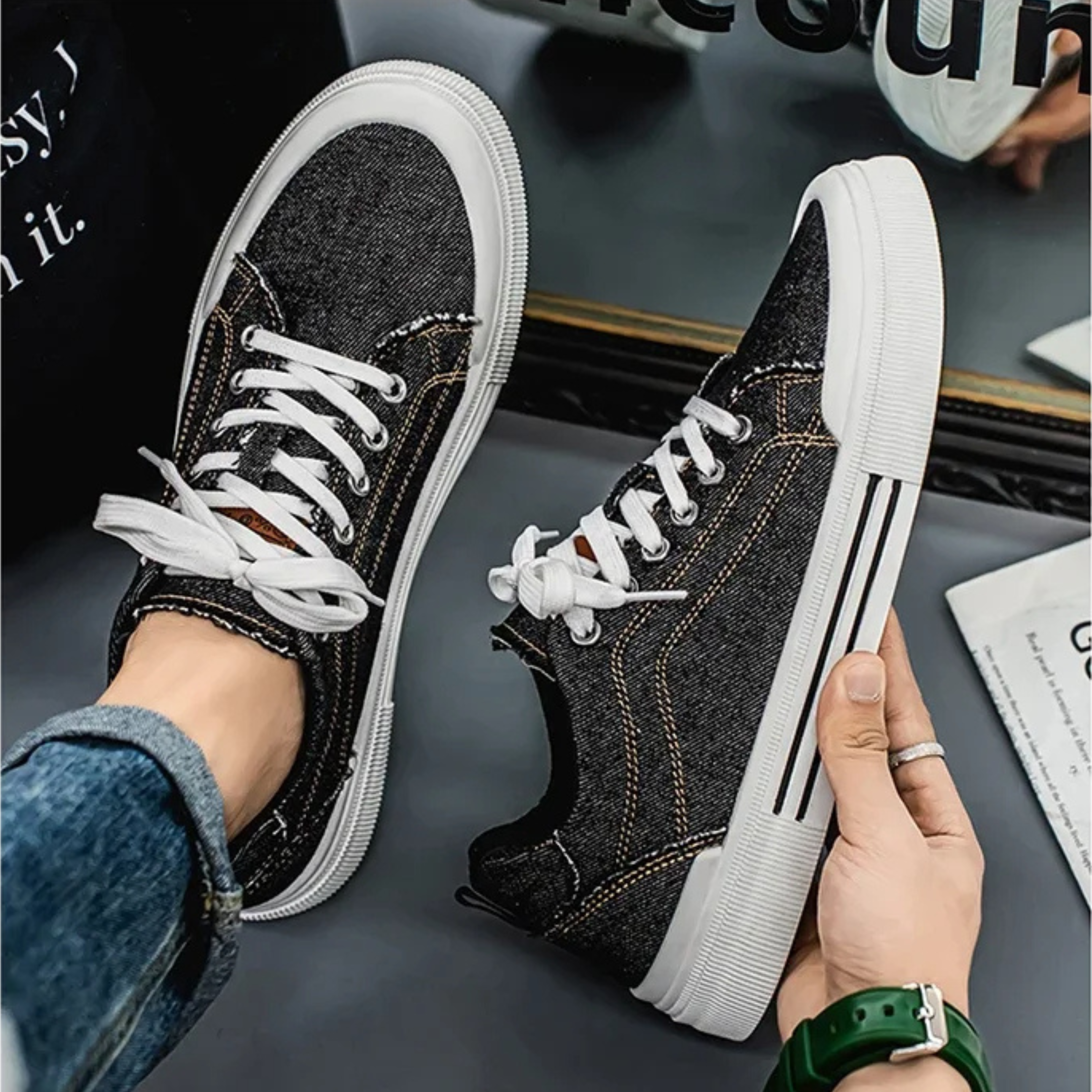 Tênis Casual Masculino - 'Denim Prime'