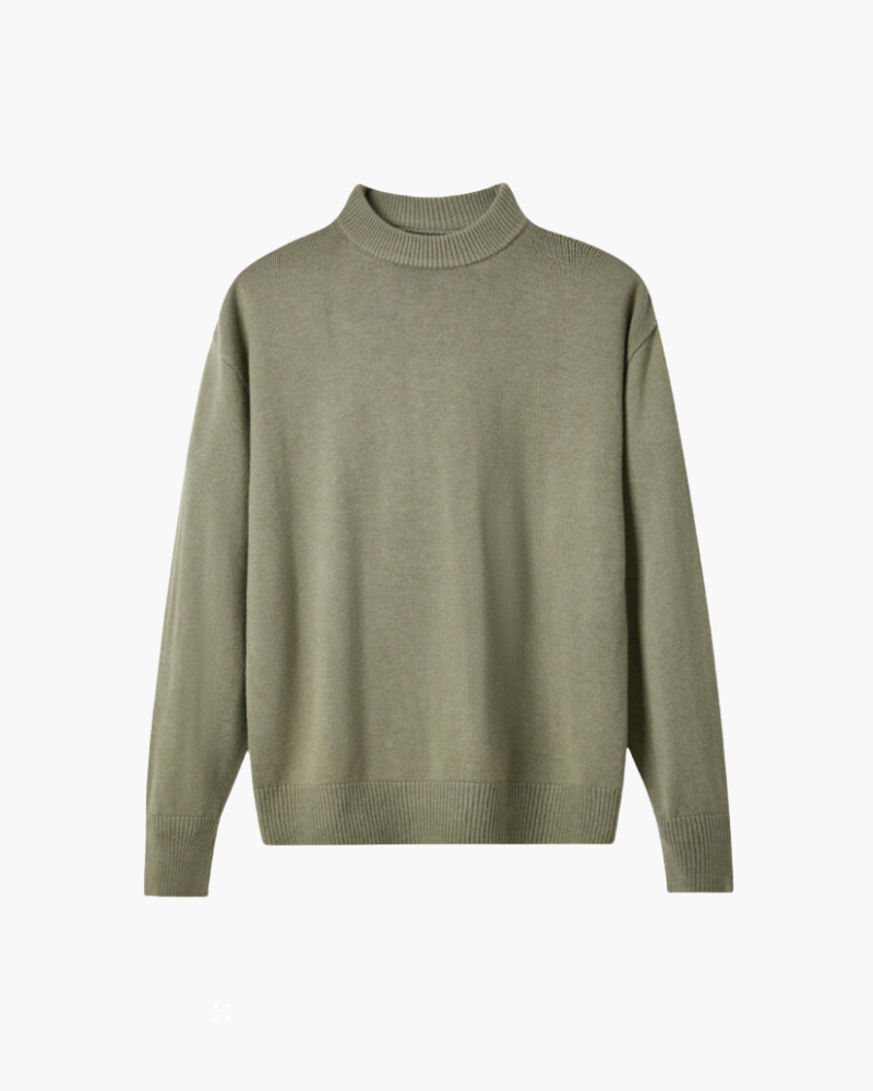 Suéter Gola Alta – Minimal Soft Knit