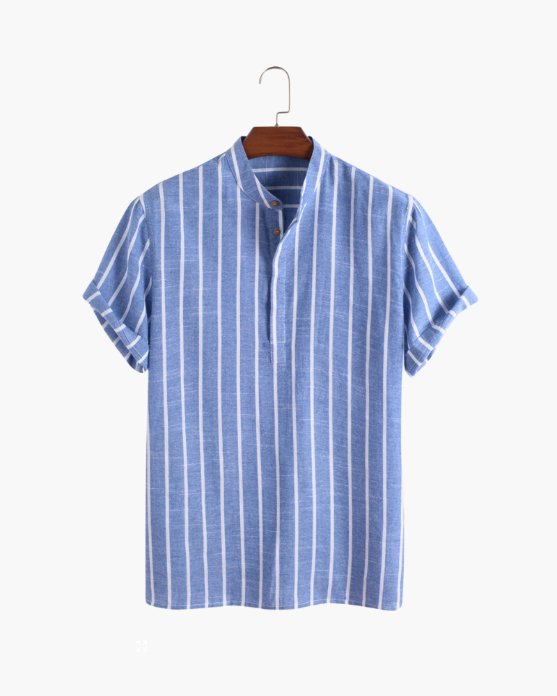 Camisa Listrada – Riviera Collar
