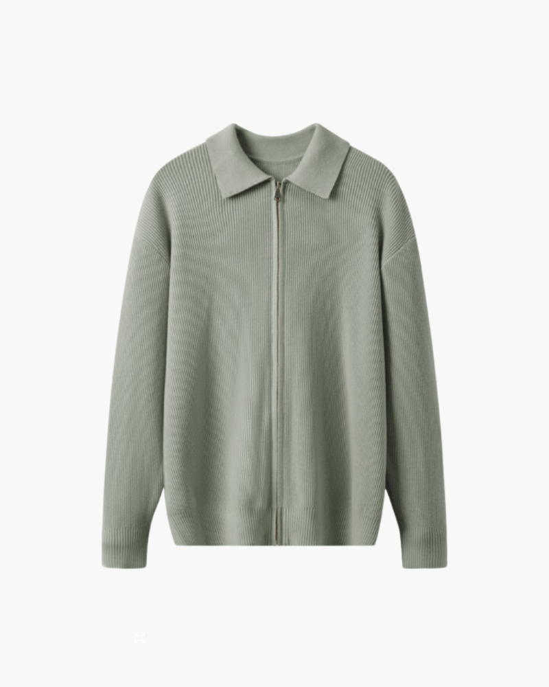 Cardigã Urbano – Zíper Premium