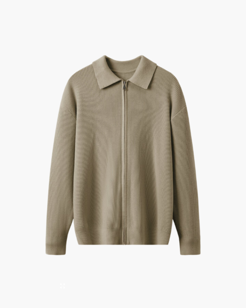 Cardigã Urbano – Zíper Premium