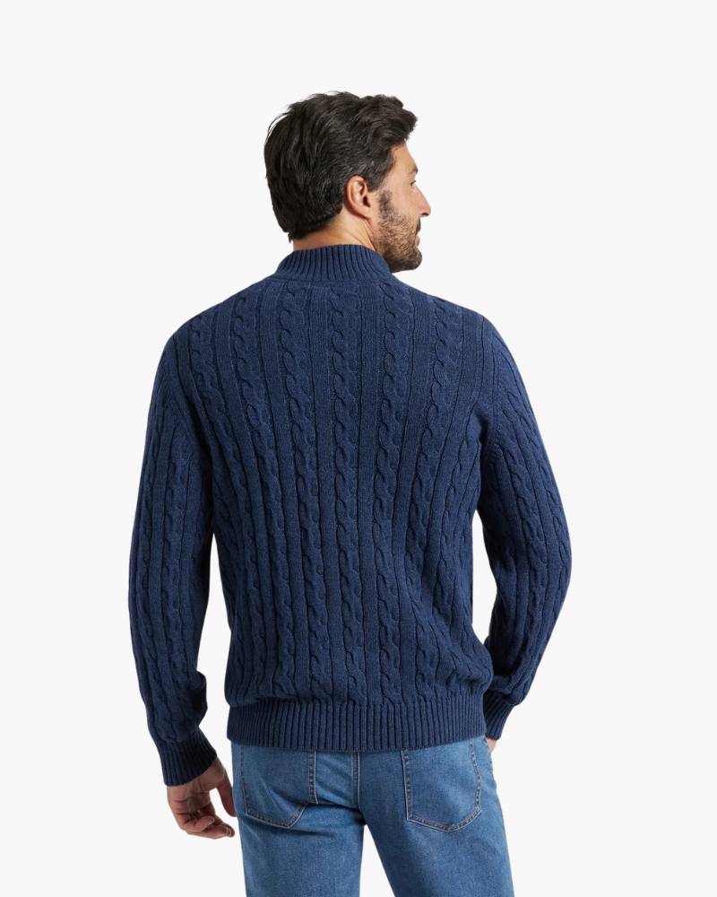 Suéter Trançado – Classic Half Zip