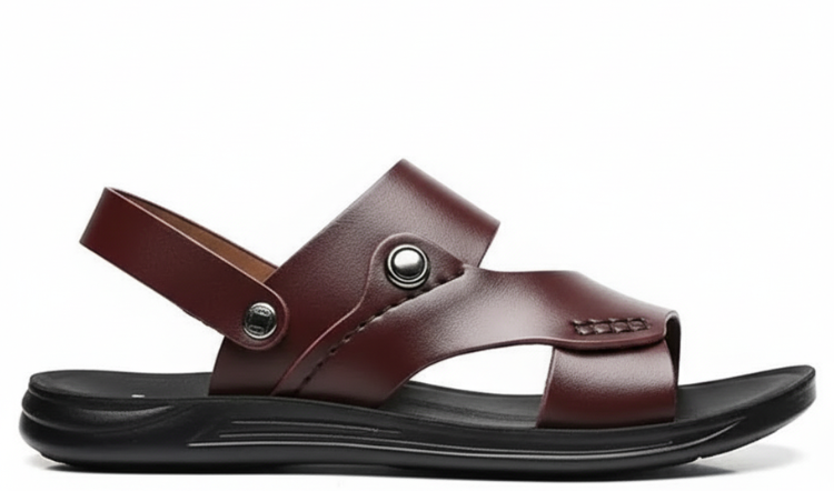 Sandália Masculina de Couro - Vittorio