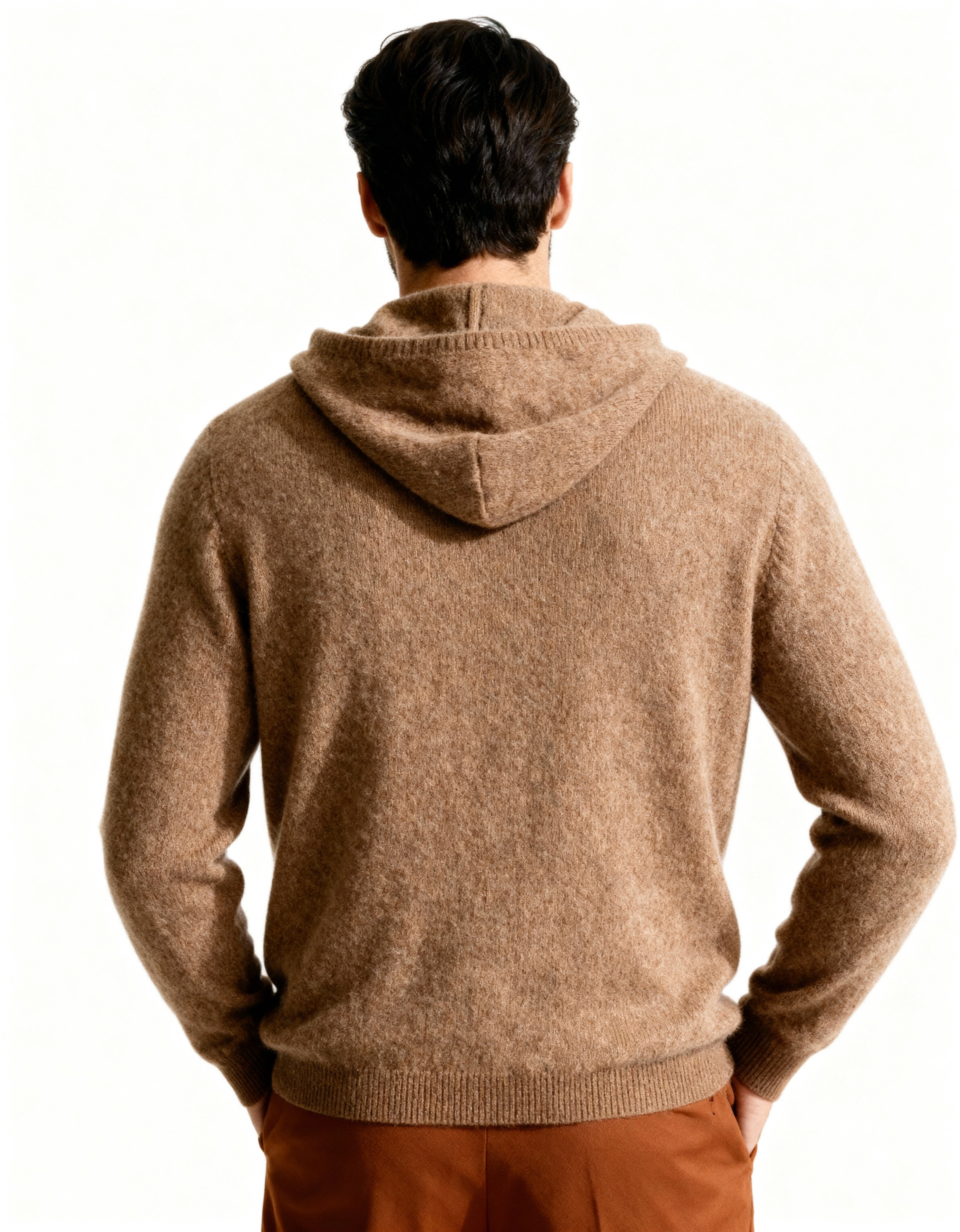 Hoodie Noir – Luxury Soft Knit