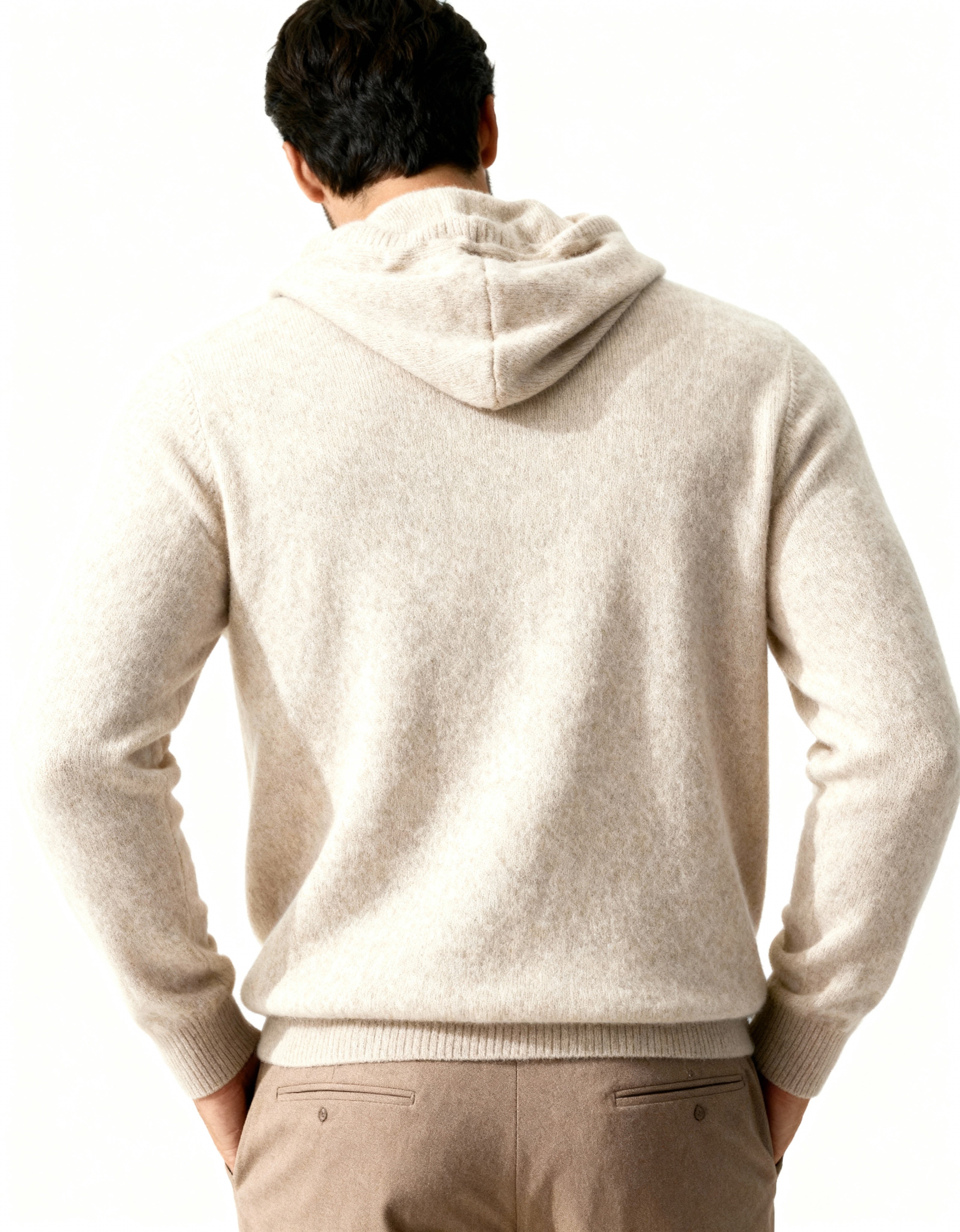 Hoodie Noir – Luxury Soft Knit