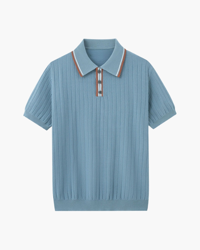 Polo Riviera – Textured Retro Knit