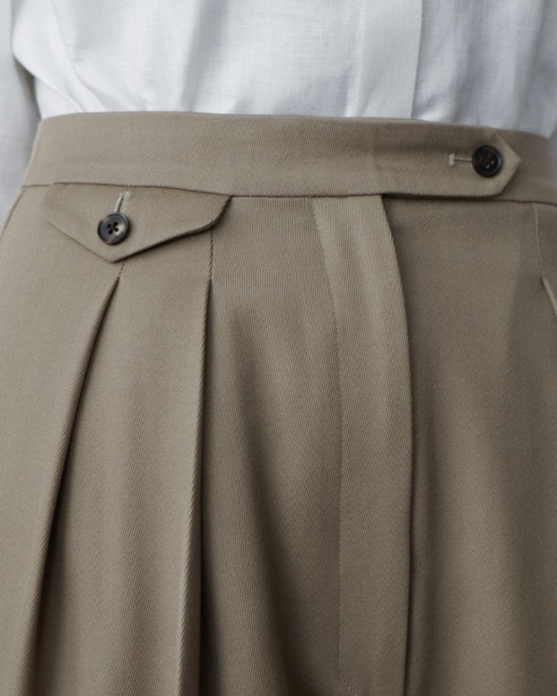 Calça Serena – Alfaiataria Plissada