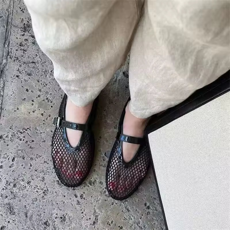 Sapatilha Feminina - 'Flat Mesh Milano'