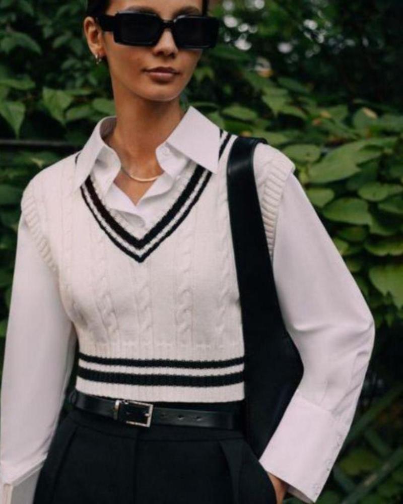 Colete Oxford – V Neck Vintage